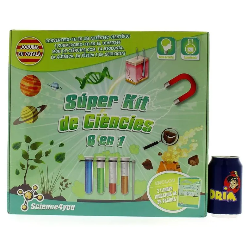 SCIENCE 4 YOU Súper Kit de Ciencia 6 en 1 en Catalán- Artículos En Catalán|Juegos Y Juguetes Educativos