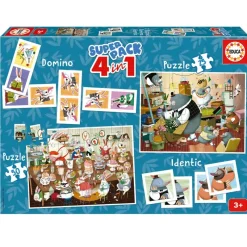 EDUCA Juegos Y Juguetes Educativos|Súper Pack Cuentos 4 en 1