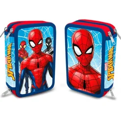 KIDS EUROSWAN Spiderman Estuche Triple- Escolar