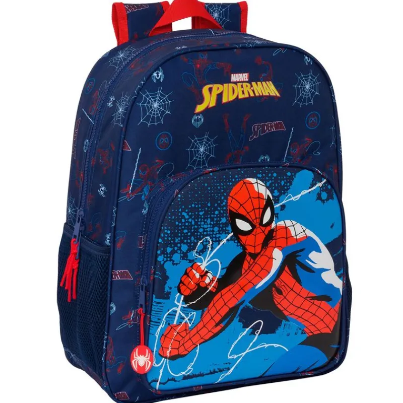 SAFTA Escolar|Spiderman Mochila Escolar Adaptable Carro