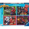 RAVENSBURGER Spiderman Pack 4 Puzzles 100 Piezas- Puzzles Y Construcciones