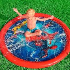 BESTWAY Aire Libre|Spiderman Piscina Infantil con Chorros