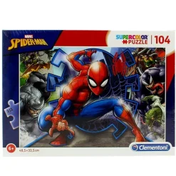 CLEMENTONI Spiderman Puzzle 104 Piezas- Puzzles Y Construcciones