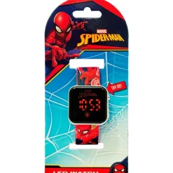 KIDS EUROSWAN Spiderman Reloj Digital LED- Electrónicos