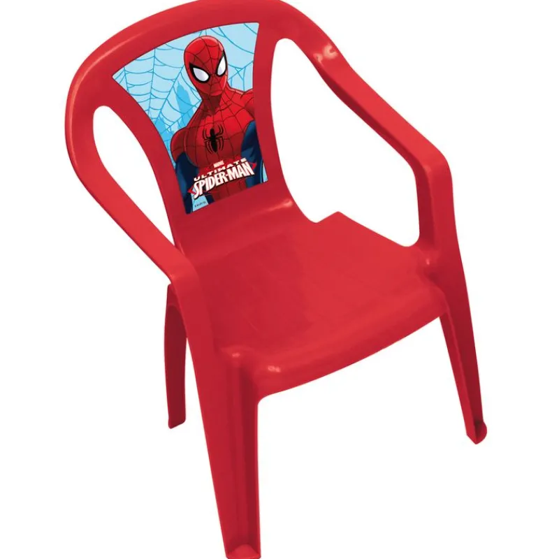 ARDITEX Spiderman Silla Infantil Plástico- Aire Libre