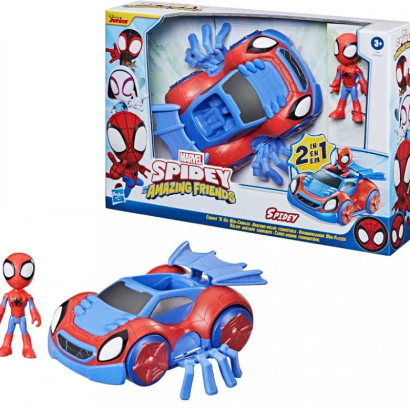 HASBRO Spidey & Friends Vehículo Surtido- Vehículos, Trenes Y Parkings|Figuras Y Figuras De Acción