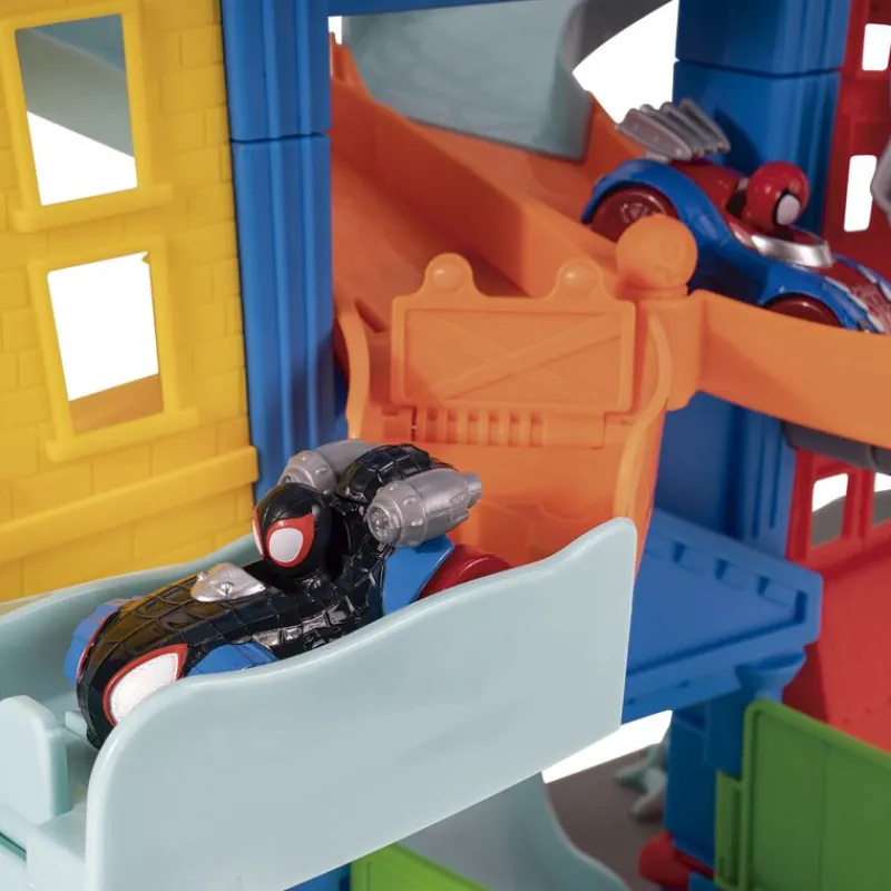 SELECCION DRIM Spidey y sus Amigos Circuito Ciudad Amazing Metals- Figuras Y Figuras De Acción