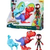 HASBRO Figuras Y Figuras De Acción|Spidey y sus Amigos Dino Webs Figura + Dino STD