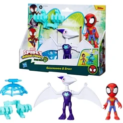 HASBRO Figuras Y Figuras De Acción|Spidey y sus Amigos Dino Webs Figura + Dino STD