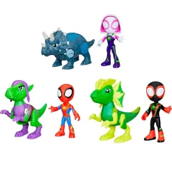 HASBRO Figuras Y Figuras De Acción|Spidey y sus Amigos Figura + Dinosaurio Surtido