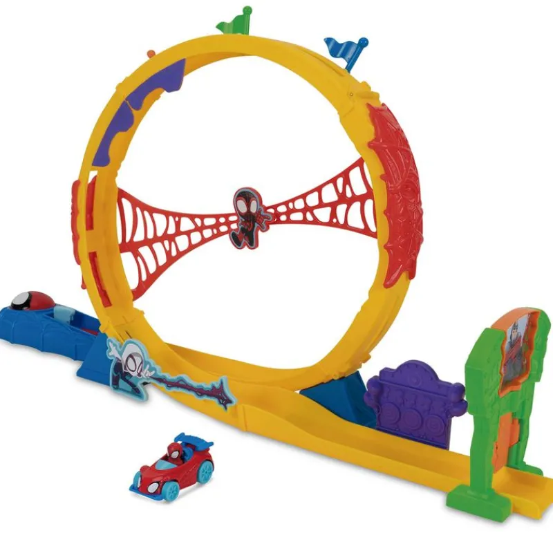 SELECCION DRIM Vehículos, Trenes Y Parkings|Spidey y sus Amigos Pista Super Loop