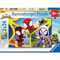 RAVENSBURGER Spidey y sus Amigos Puzzle 2x24 Piezas- Puzzles Y Construcciones