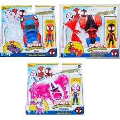 HASBRO Figuras Y Figuras De Acción|Spidey y sus Amigos Vehículo con Figura Surtida