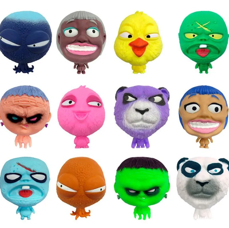 BIZAK Figuras Y Figuras De Acción|Splats Heads Muñeco Surtido