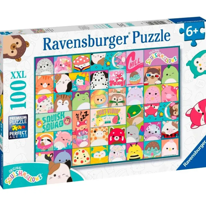 RAVENSBURGER Squishmallows Puzzle 100 Piezas- Puzzles Y Construcciones