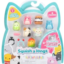 JAZWARES Squishmallows Squish a Longs Pack 8 Surtido- Manualidades