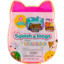 JAZWARES Squishmallows Squish a Longs Caja Sorpresa- Manualidades