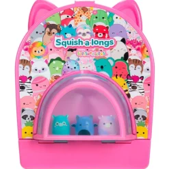 JAZWARES Muñecas|Manualidades|Squishmallows Squish a Longs Playset Mochila