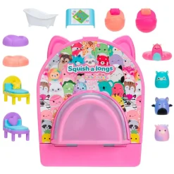 JAZWARES Muñecas|Manualidades|Squishmallows Squish a Longs Playset Mochila