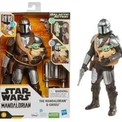 HASBRO Star Wars Galactic Action Mandalorian & Grogu- Star Wars|Figuras Y Figuras De Acción