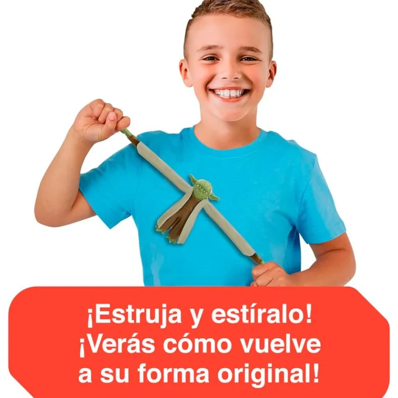 FAMOSA Star Wars Stretch Yoda Mini- Star Wars|Figuras Y Figuras De Acción