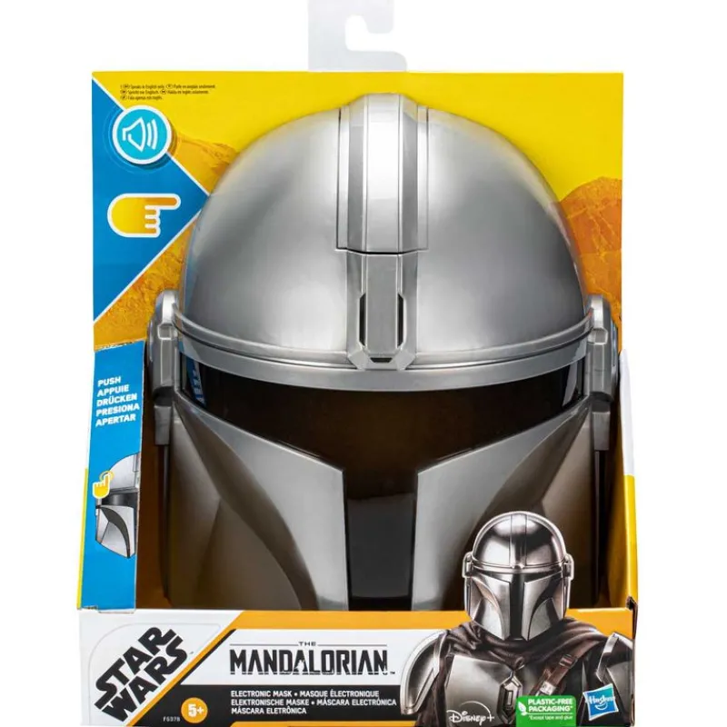 HASBRO Star Wars The Mandalorian Máscara Electrónica- Star Wars|Disfraces Y Complementos