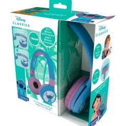 LEXIBOOK Stitch Auriculares Auriculares 2 en 1 Bluetooth y con Cable- Electrónicos