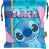 ARDITEX Stitch Bolsa Merienda Azul- Escolar