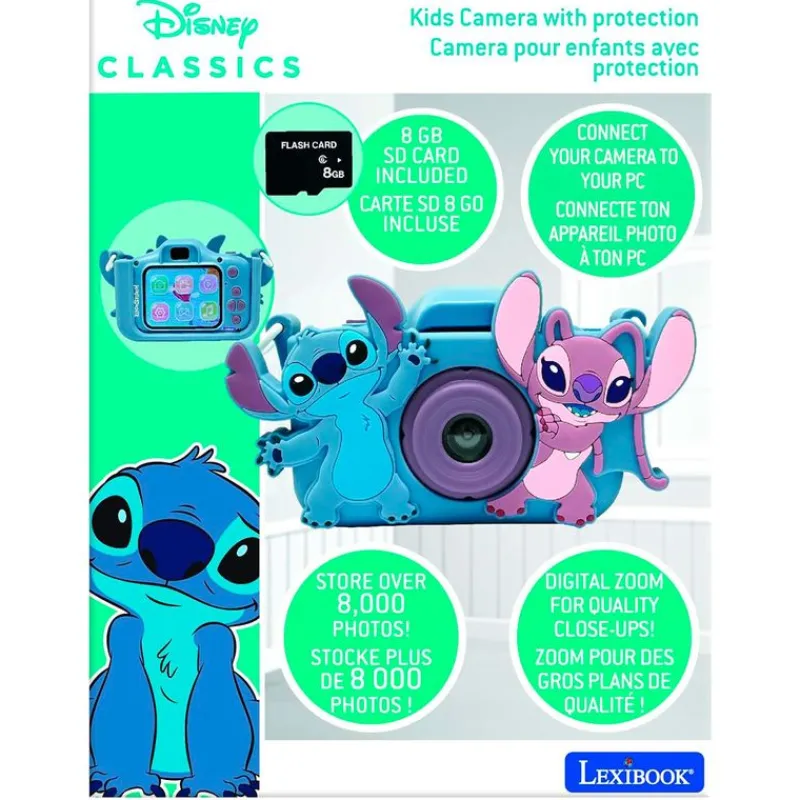 LEXIBOOK Stitch|Electrónicos|Stitch Cámara Digital con Funda