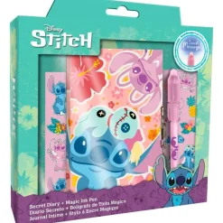 KIDS EUROSWAN Escolar|Stitch Diario con Bolígrafo Mágico
