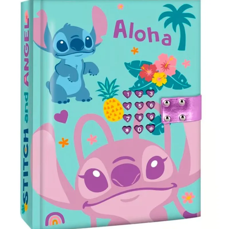 KIDS EUROSWAN Stitch Diario Secreto Electrónico- Escolar