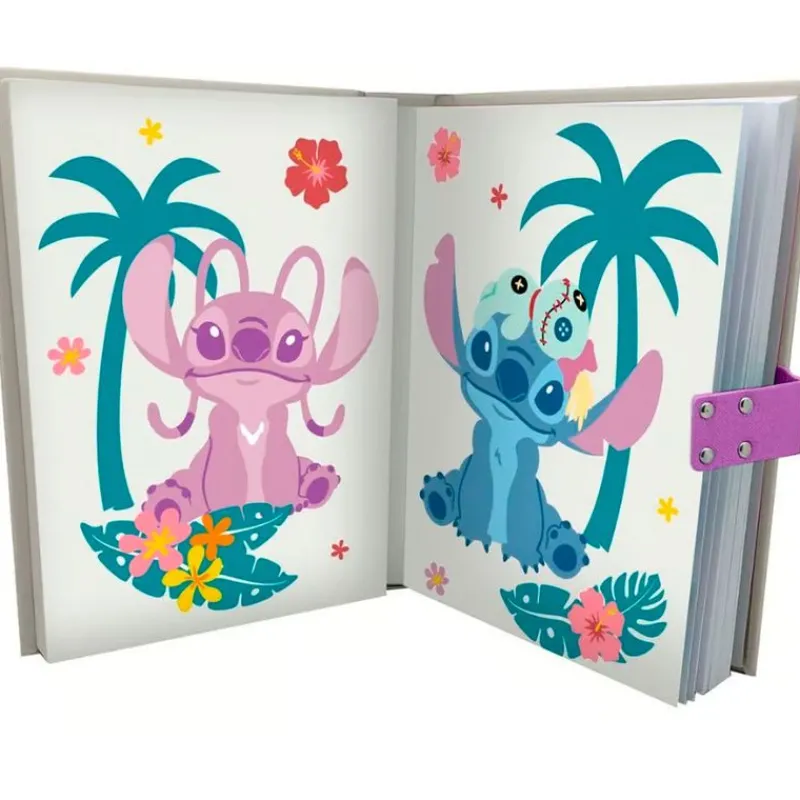 KIDS EUROSWAN Stitch Diario Secreto Electrónico- Escolar