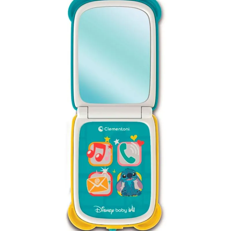 CLEMENTONI Stitch Disney Baby Teléfono Flip- Primera Infancia Y Preescolar
