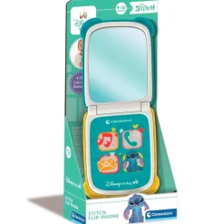 CLEMENTONI Stitch Disney Baby Teléfono Flip- Primera Infancia Y Preescolar