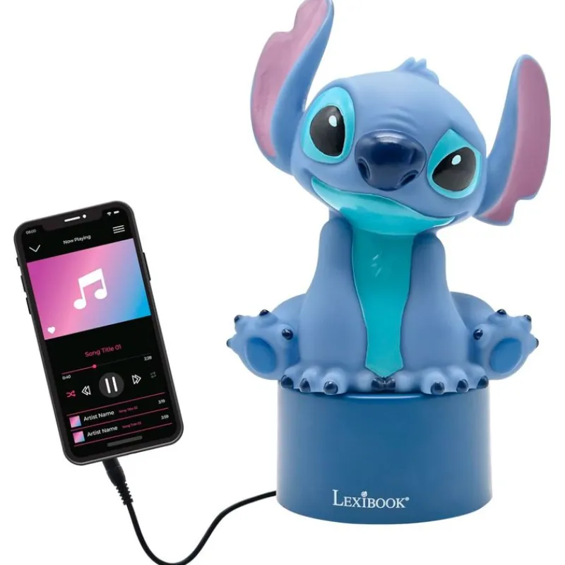 LEXIBOOK Electrónicos|Electrónicos|Stitch Lámpara Nocturna con Altavoz