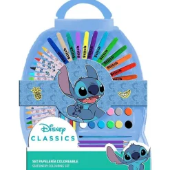 SELECCION DRIM Escolar|Stitch Maletín Papelería 50 Piezas