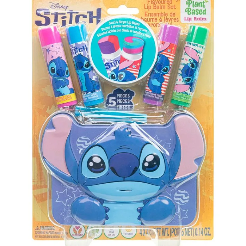 SELECCION DRIM Stitch Pack Bálsamos Labiales- Juegos Y Juguetes De Imitación