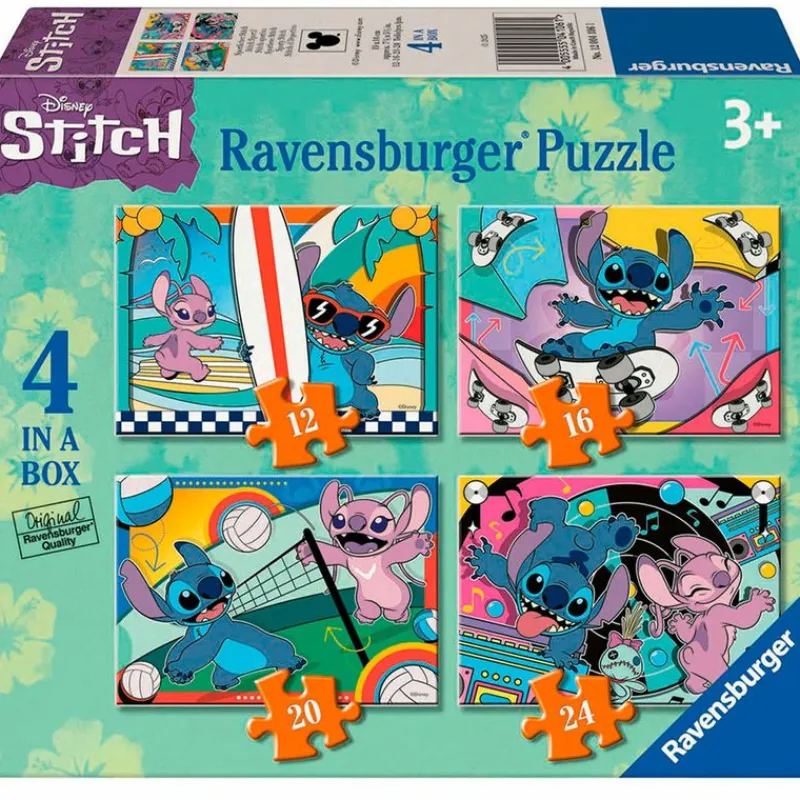 RAVENSBURGER Puzzles Y Construcciones|Stitch Pack Puzzles Progresivos