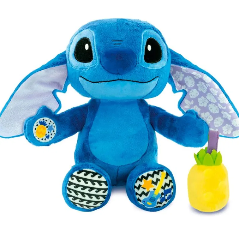 CLEMENTONI Stitch|Primera Infancia Y Preescolar|Stitch Peluche Musical Primeras Actividades