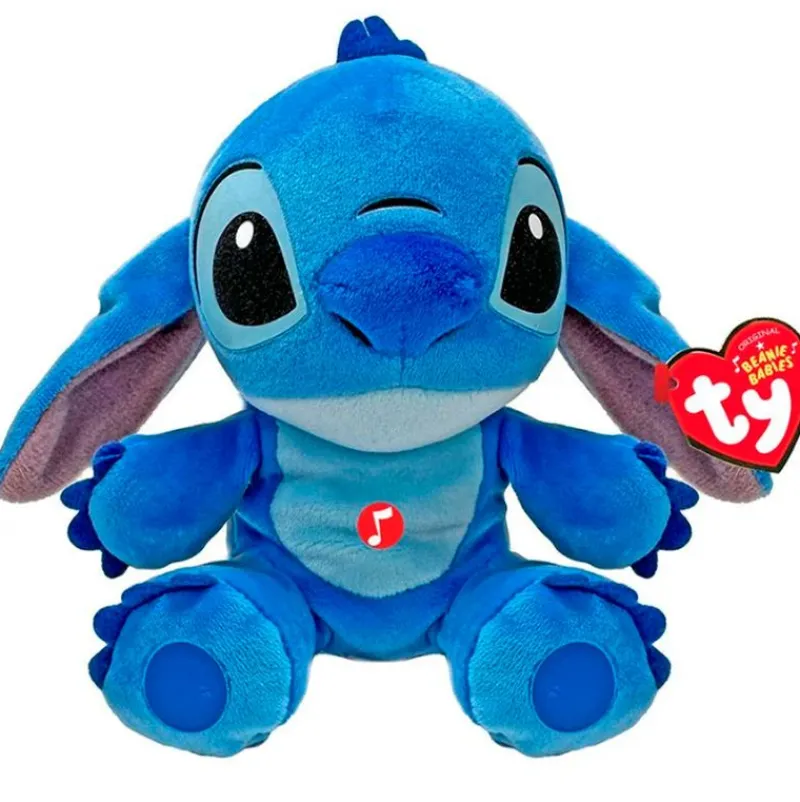 TY Stitch|Primera Infancia Y Preescolar|Stitch Peluche con Sonido