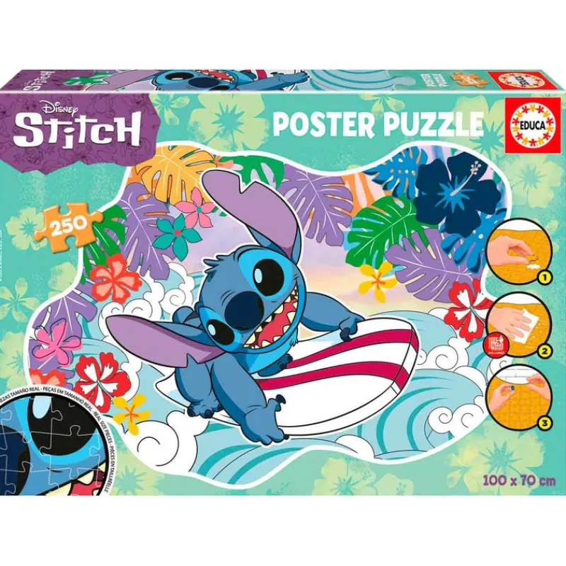 EDUCA Stitch Puzzle 200 Piezas- Stitch|Puzzles Y Construcciones