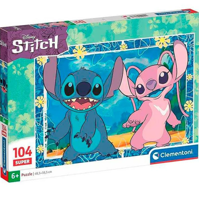 CLEMENTONI Stitch|Puzzles Y Construcciones|Stitch Puzzle 104 Piezas