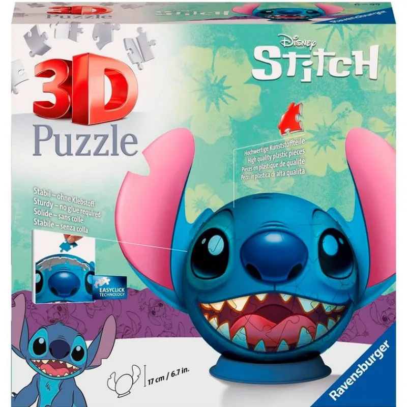 RAVENSBURGER Stitch|Puzzles Y Construcciones|Stitch Puzzle 3D