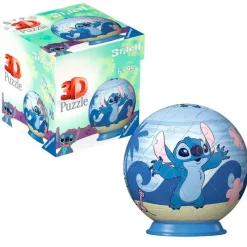 RAVENSBURGER Puzzles Y Construcciones|Stitch Puzzle 3D 54 Piezas
