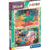 CLEMENTONI Puzzles Y Construcciones|Stitch Puzzle 2x60 Piezas