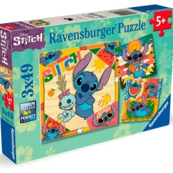RAVENSBURGER Stitch Puzzle 3x49 Piezas- Puzzles Y Construcciones