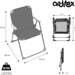 ARDITEX Aire Libre|Stitch Silla Infantil Plegable