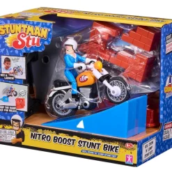 BANDAI Stuntman STU Moto Acrobática Nitro Boost- Vehículos, Trenes Y Parkings