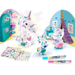 CANAL TOYS Manualidades|Style 4 Ever Deco DIY Familia Unicornio