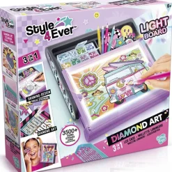 CANAL TOYS Manualidades|Style 4 Ever Diamond Art Maletín LED